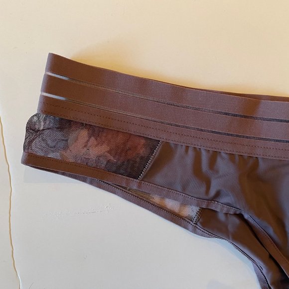 BNWT Maison Lejaby Flora Nufit Ombrage Basic Sienne Copper Midnight Panty Set XL - Picture 8 of 11